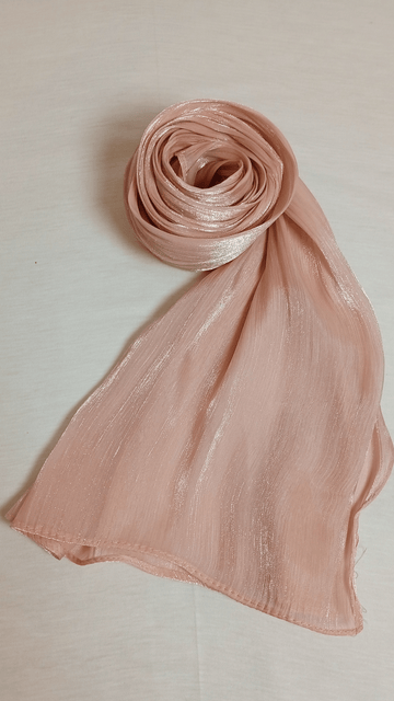 Organza Sheen Silk - Champagne Pink